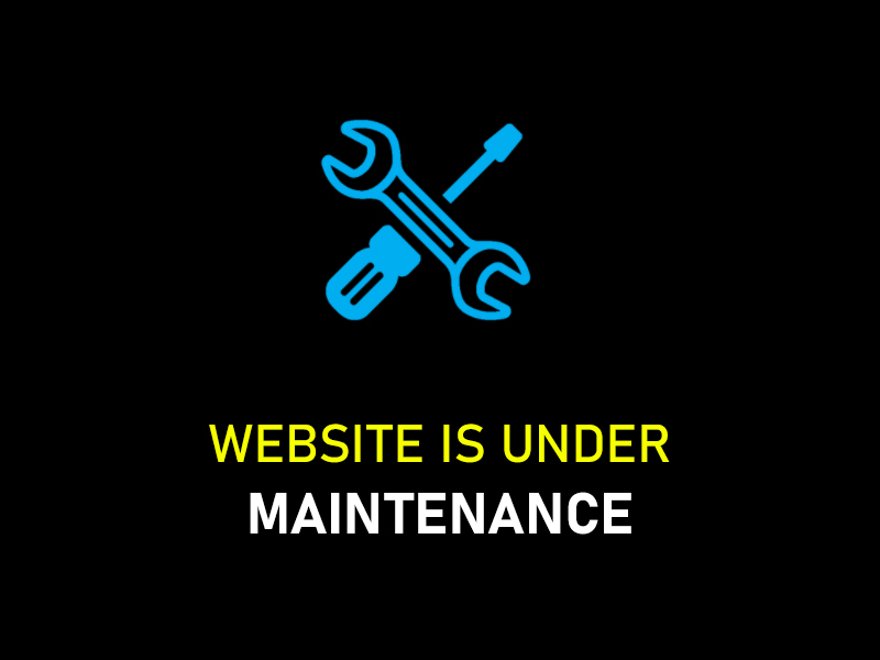 Website Under Maintenance Html Template  Download Free